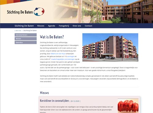 De Baten website